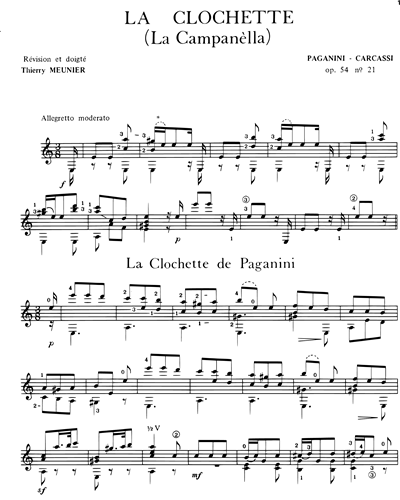 La Clochette (La Campanella) Op. 54 n. 21