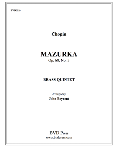 Mazurka, op. 68 No. 3