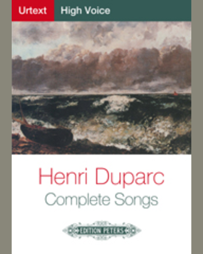 La vague et la cloche (from 'Duparc: Complete Songs, High Voice')