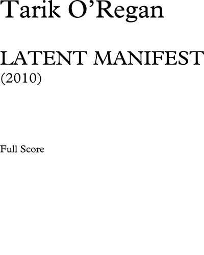 Latent Manifest