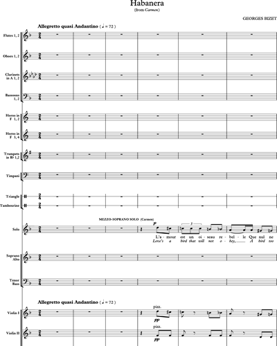 Full Score & Mezzo-soprano & Mixed Chorus