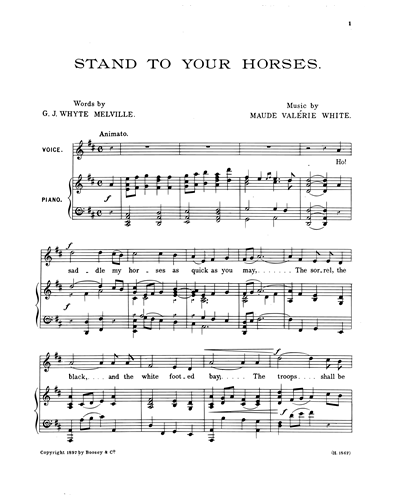 Stand to Your Horses