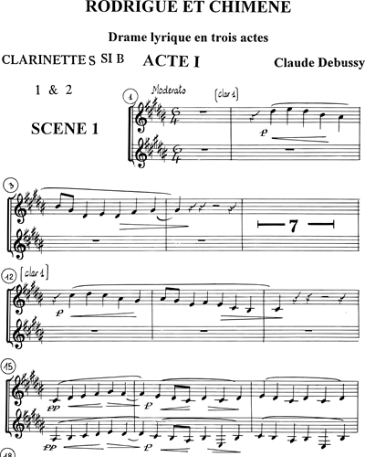 Clarinet 1 & Clarinet 2