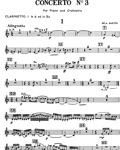 Clarinet 1 in A/Clarinet in Bb