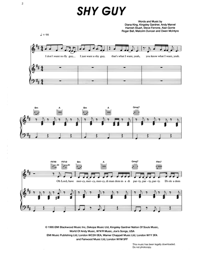 ▷ Shout To The Top Sheet Music (Piano, Voice, Guitar) - OKTAV