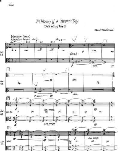 In Memory of a Summer Day (Part I from "Child Alice")