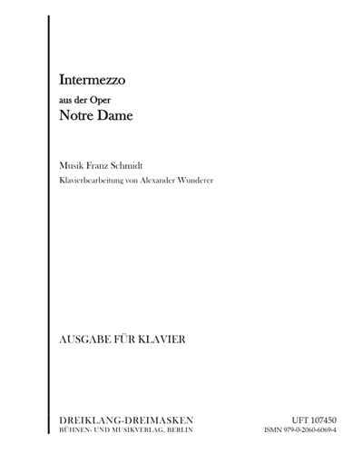 Intermezzo aus der Oper Notre Dame