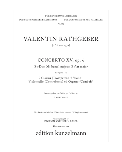 Concerto No. 15 in Eb major, op. 6