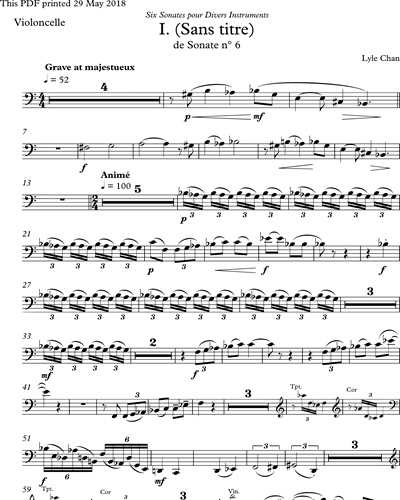 Sonata No. 6 ("sonate en forme de concert")