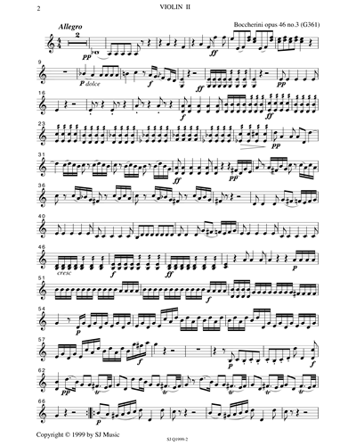 [String Quintet] Violin 2