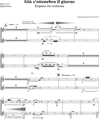 Oboe 1 & Oboe 2 & English Horn