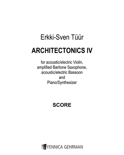 Architectonics IV