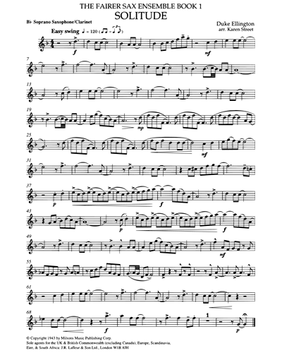 Soprano Saxophone in Bb & Clarinet in Bb