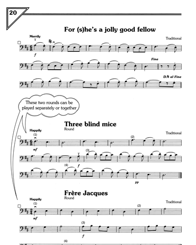 For (S)he's A Jolly Good Fellow/Three Blind Mice/Frere Jacques