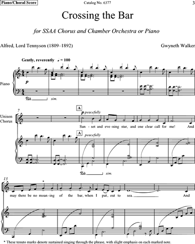 Female Chorus & Piano