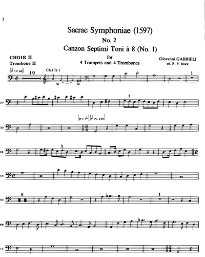 [Choir 2] Trombone 2