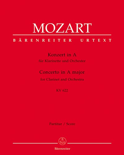 Concerto for Clarinet and Orchestra in A major K. 622