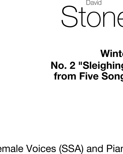 Sleighing (No. 2 from "Winter")