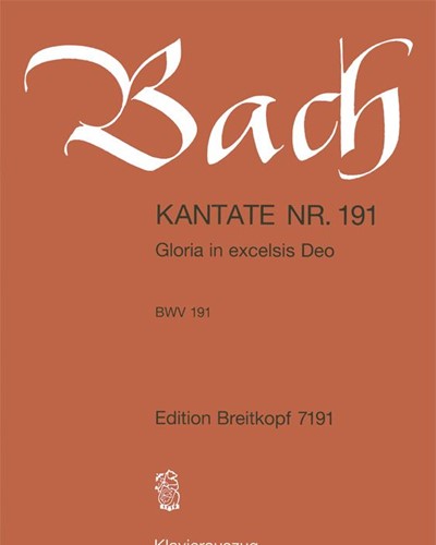 Cantata BWV 191: 'Gloria in excelsis Deo'