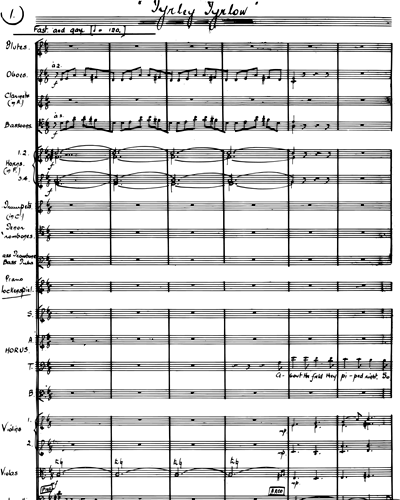 Full Score & Soprano & Mixed Chorus