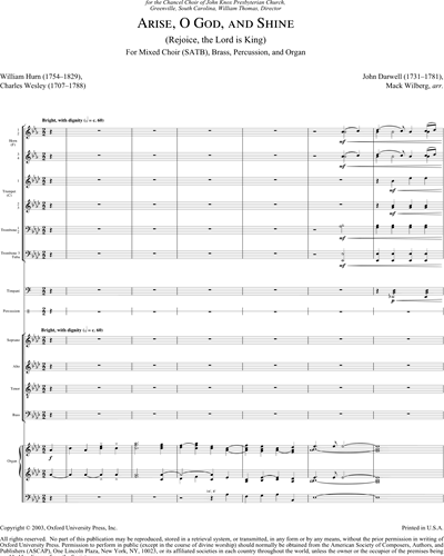 Full Score & Mixed Chorus