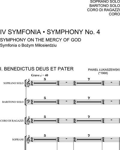 Soprano & Baritone & Boys' Chorus & Mixed Chorus SATB