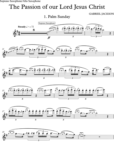 Soprano Saxophone/Alto Saxophone