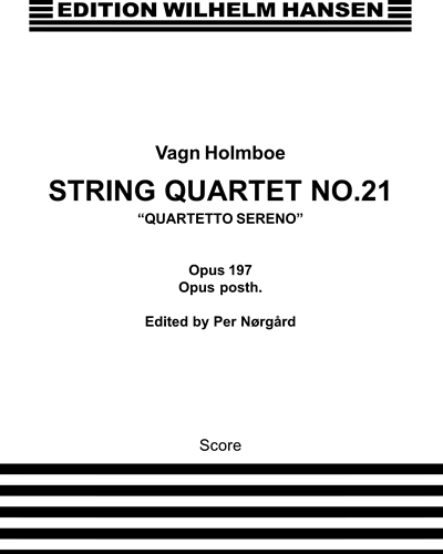 Quartetto No. 21
