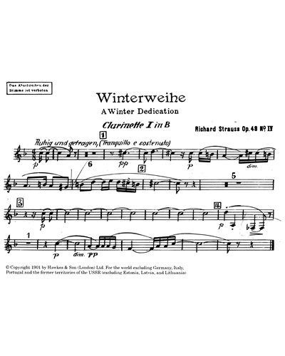 Winterweihe, op. 48 No. 4