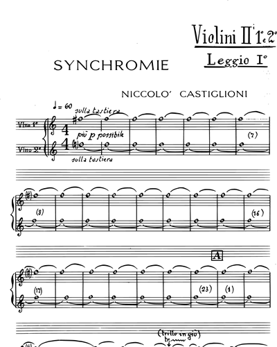 Violin 2 Desk 1 & Violin 2 Desk 2