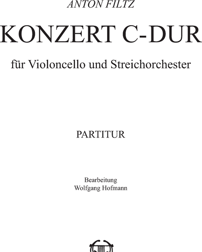 Konzert C-dur für Violoncello und Streichorchester