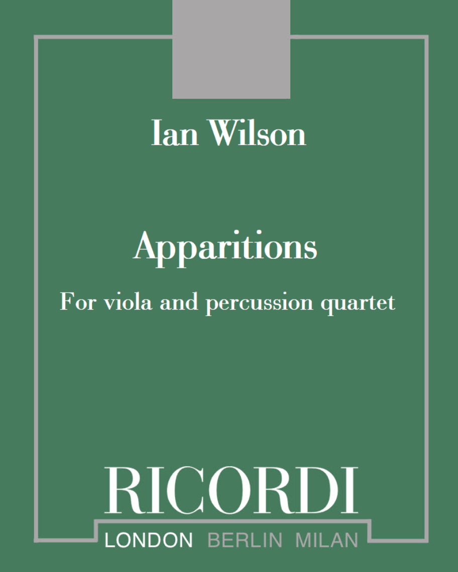 Apparitions - For viola and percussion quartet