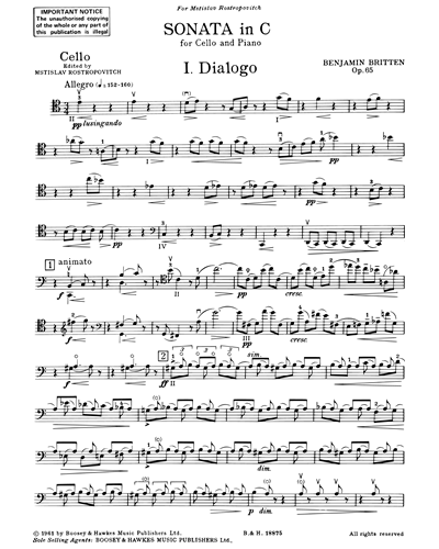 Cello Sonata in C