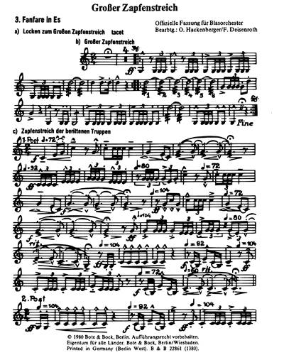 Fanfare Trumpet 3 in Eb