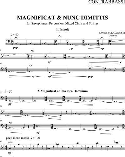 Magnificat & Nunc dimittis