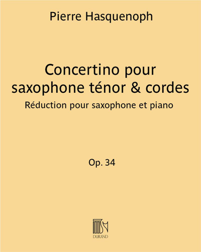 Concertino, op. 34