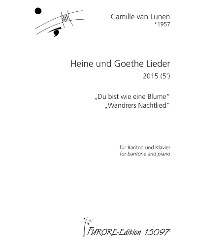 Heine and Goethe Songs: 'Du bist wie eine Blume' & 'Wandrers Nachtlied'