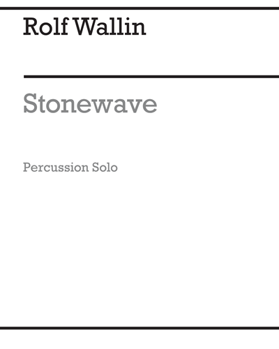 stonewave [Version for Solo Percussion]