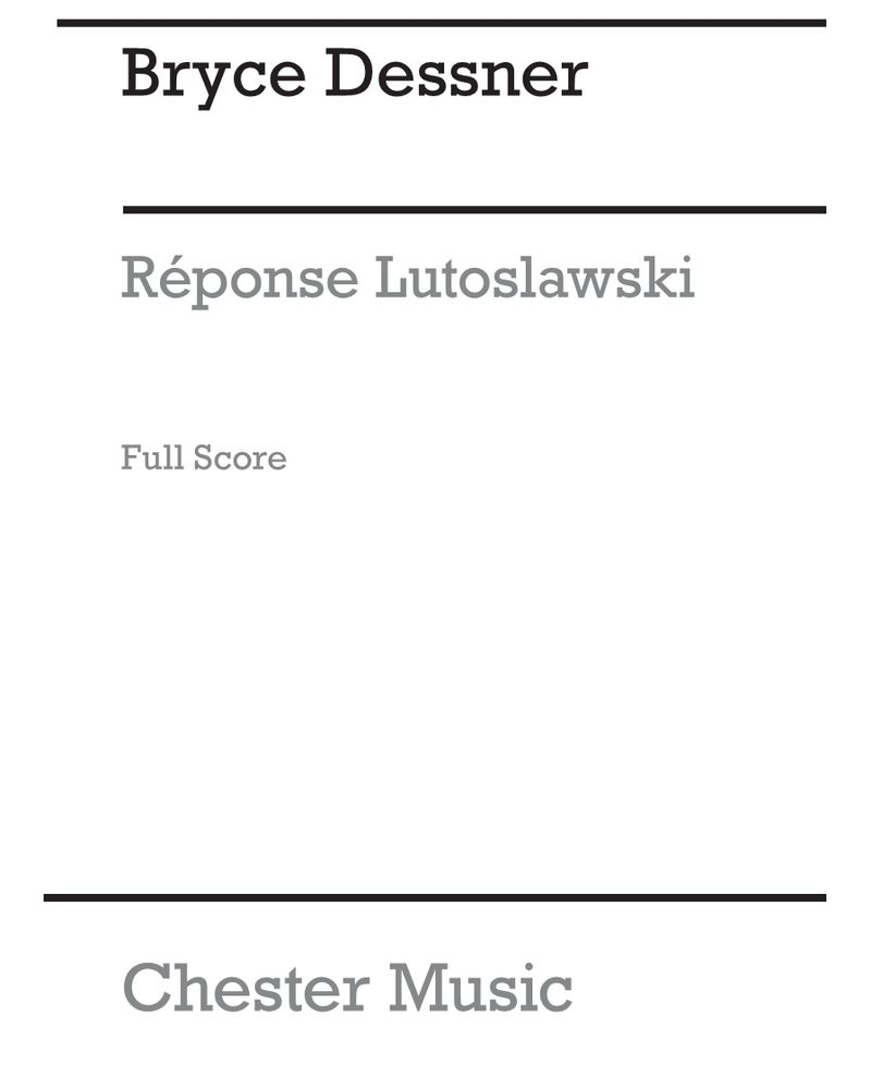 Réponse Lutosławski