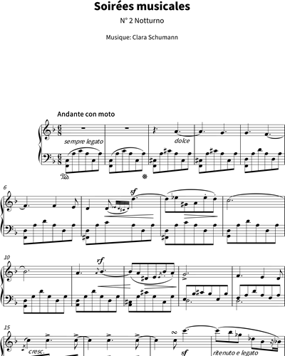 Notturno (No. 2 from 'Soirées Musicales, op. 6')