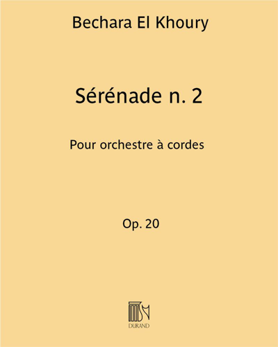 Sérénade n. 2 Op. 20