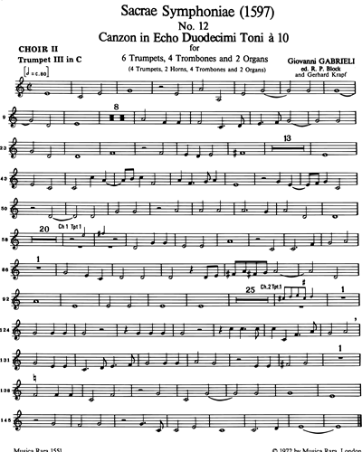 [Choir 2] Trumpet 3 in C