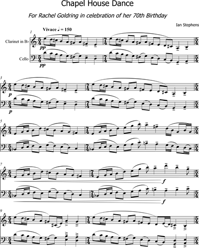 Clarinet in Bb & Cello