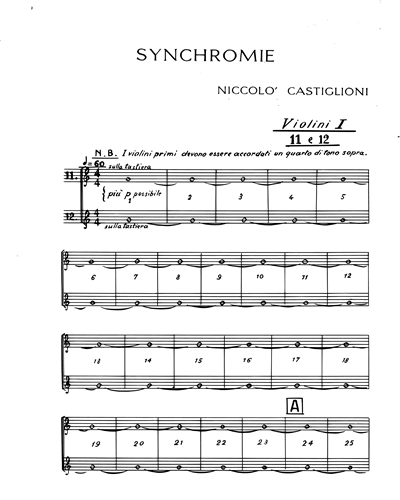 Violin 1 Desk 11 & Violin 1 Desk 12