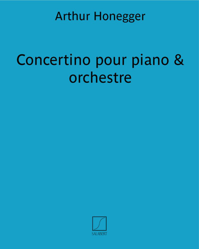 Concertino pour piano & orchestre