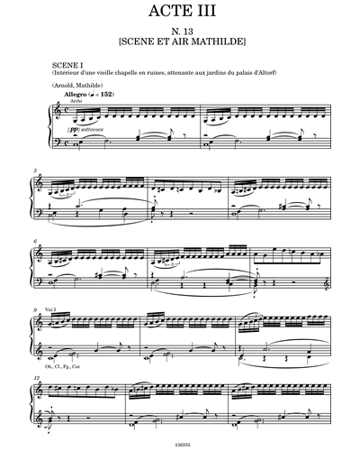 Opera Vocal Score Volume 3