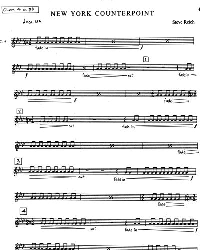 Clarinet 4 in Bb