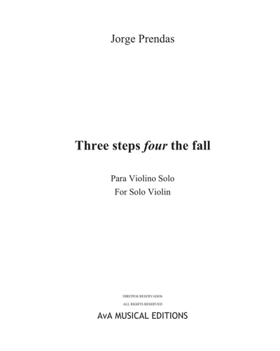 3 Steps Four the Fall