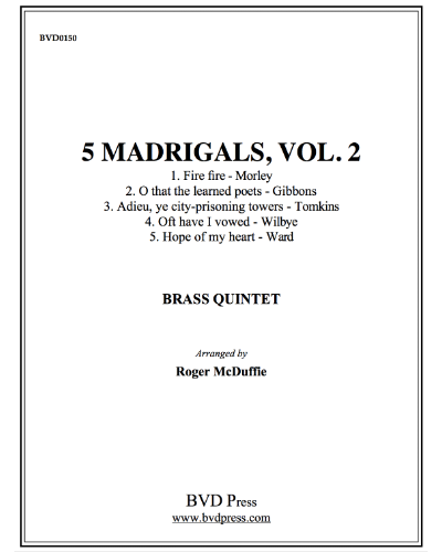 5 Madrigals, Vol. 2