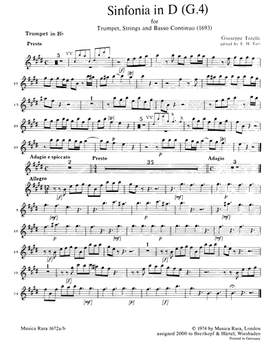 Sinfonia in D (G. 4)
